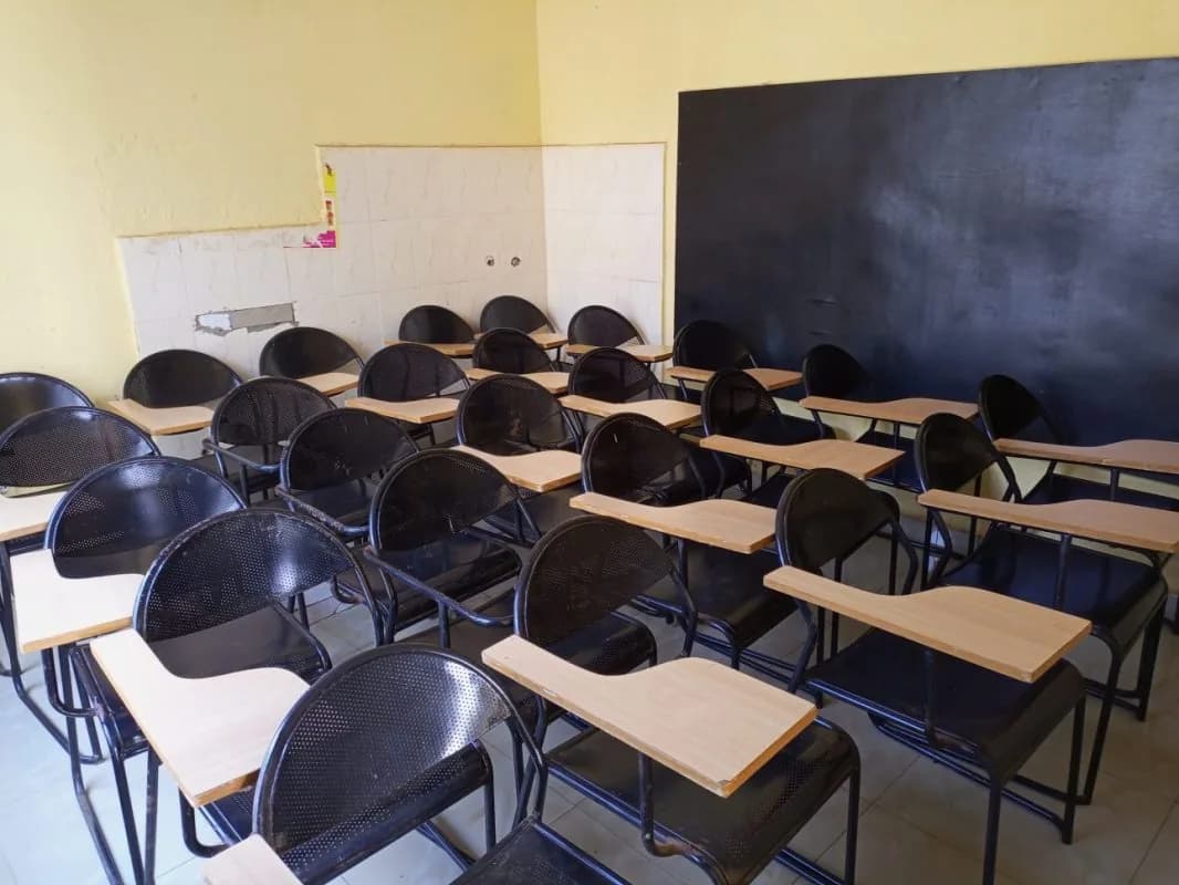 Students Black Chairs