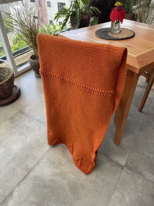 Wase Blanket 7 - Crochet acrylic