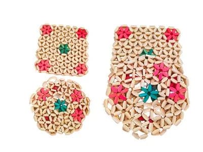 Wooden table mat art 18-20