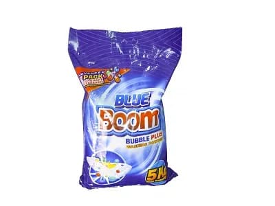 Boom Powder Detergent 5kg Blue Sacket
