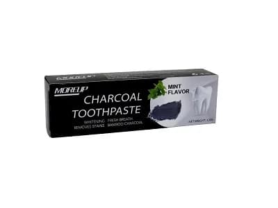 Moreup Tooth Paste charcoal Mint flavor 120g