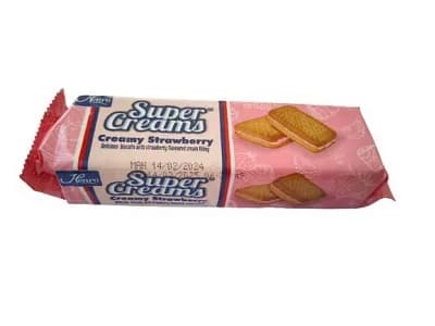 Henro Super Creams strawberry Bis 125g