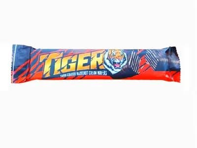 Tiger Cocoa Coated Hazlnut Wafer 40g