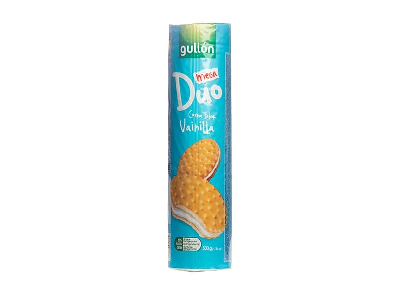 Gullon Mega Duo Vanilla Biscuit 500g