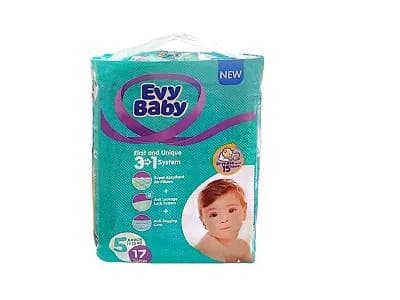 Evy Baby Diapers No 5 17pcs