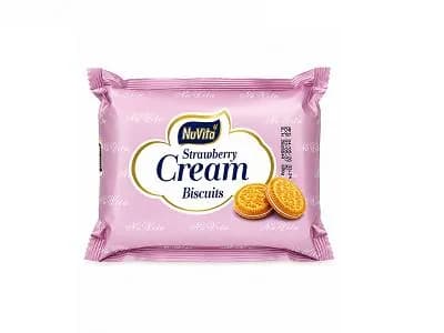 Nuvita Cream Biscuits 100g Straw