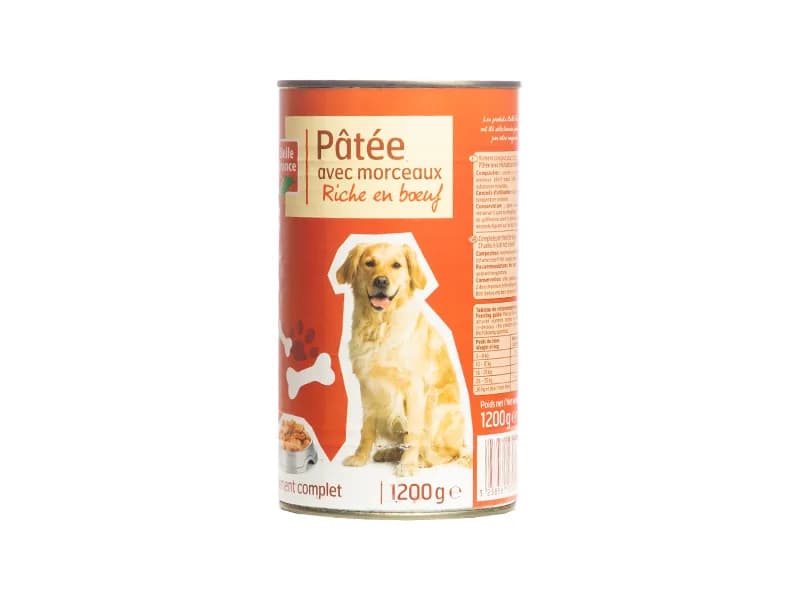 Belle France Dog Food 1200g Beef