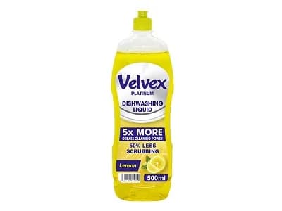 Velvex Dishwashing Liquid 1L lemon