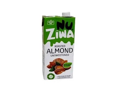 NU Ziwa Almond unsweetendl milk 1l