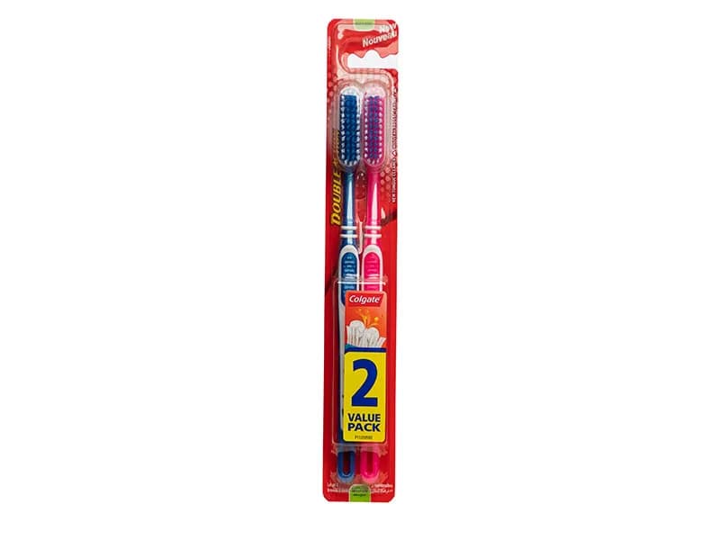 Colgate double action 2 pack