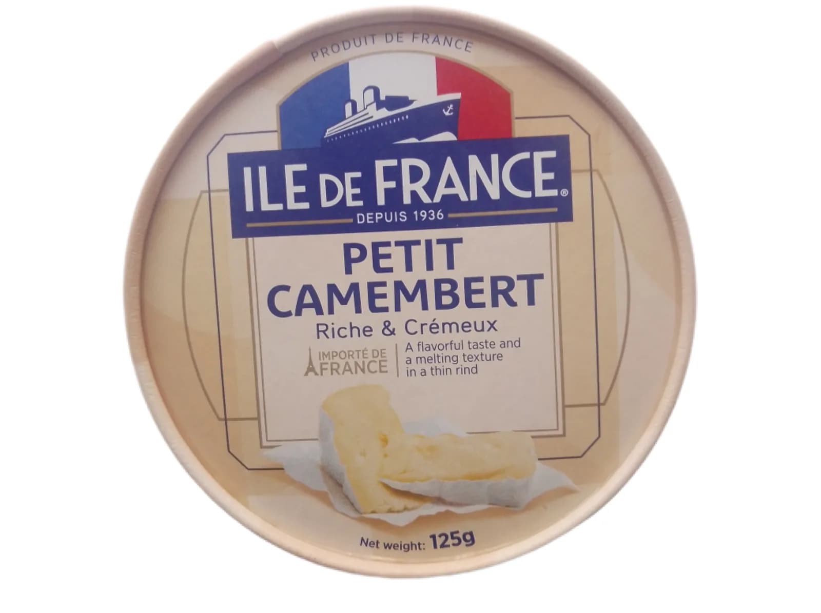 ILE DE FRANCE CAMEMBERT Cheese 125G