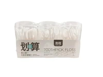 Toothpicks Floss 25SL06Y-320