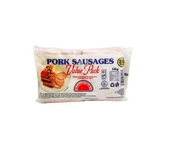 Farmer's Choice Value Pack Pork sousage 1Kg