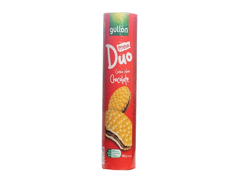 Gullon Mega Duo Chocolate Biscuit 500g