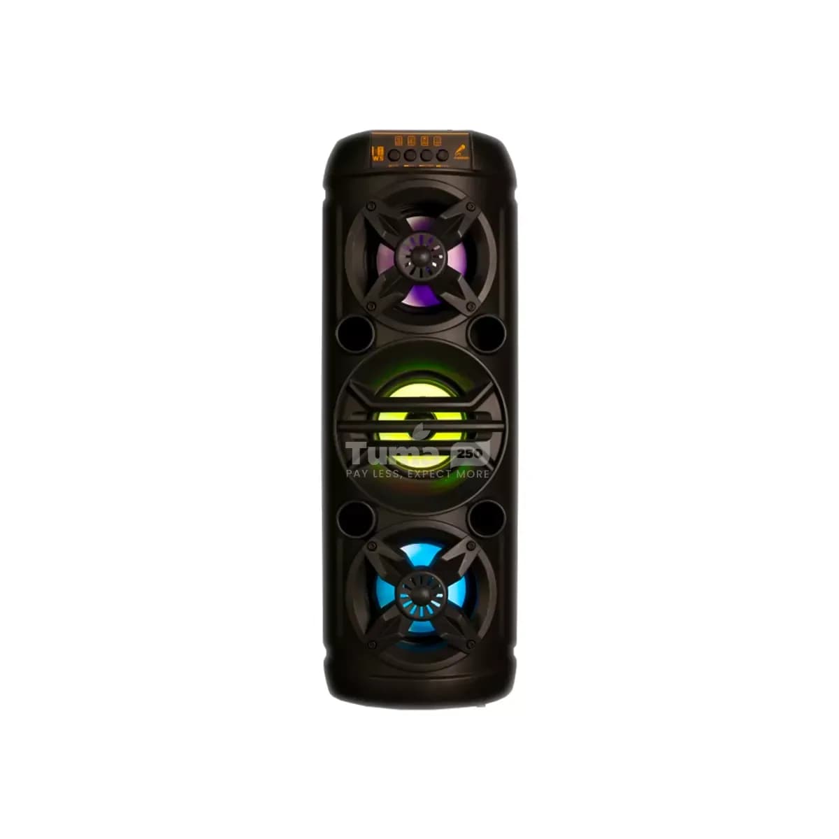 Sayona Portable Triple 6.5 Inch Rechargeable Party Speaker (SPT-1330BT)