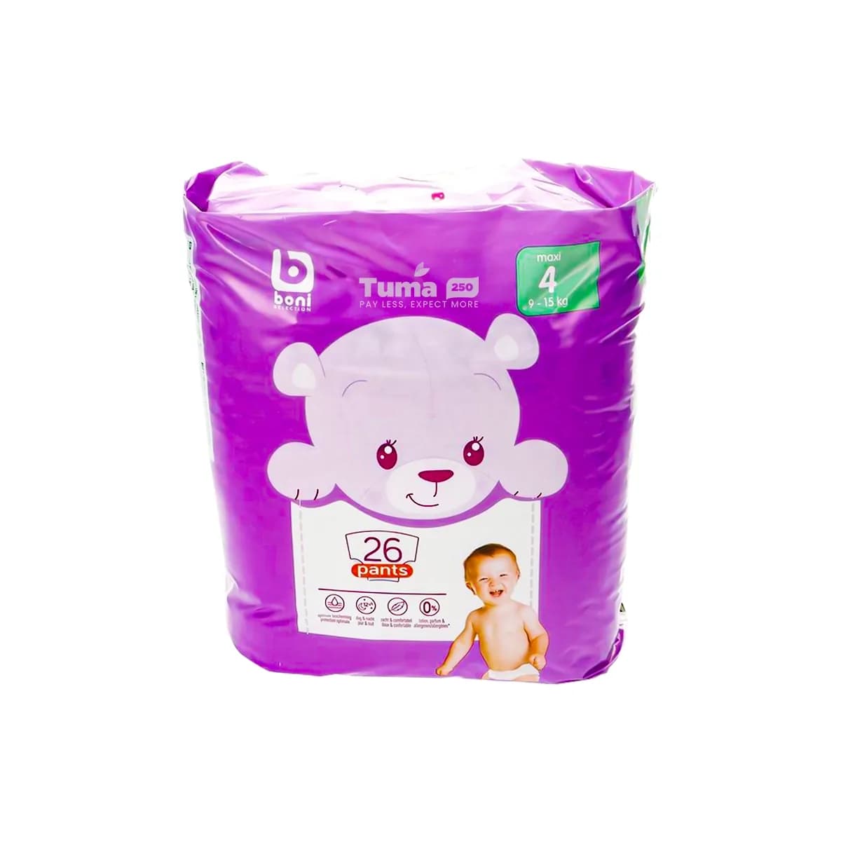 Boni Selection Maxi 4 Baby Pants(9-15Kg) 26pcs