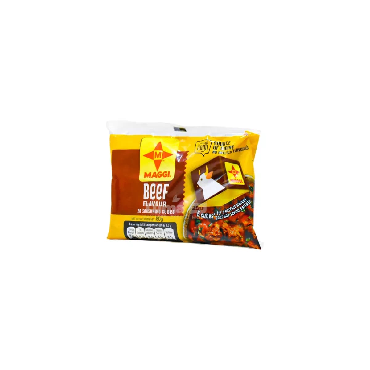 Maggi Beef Flavour Cubes (20Pcs) 80g