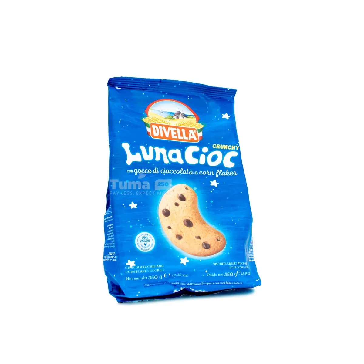 Divella Crunchy Luna Cioc Cookies 350g