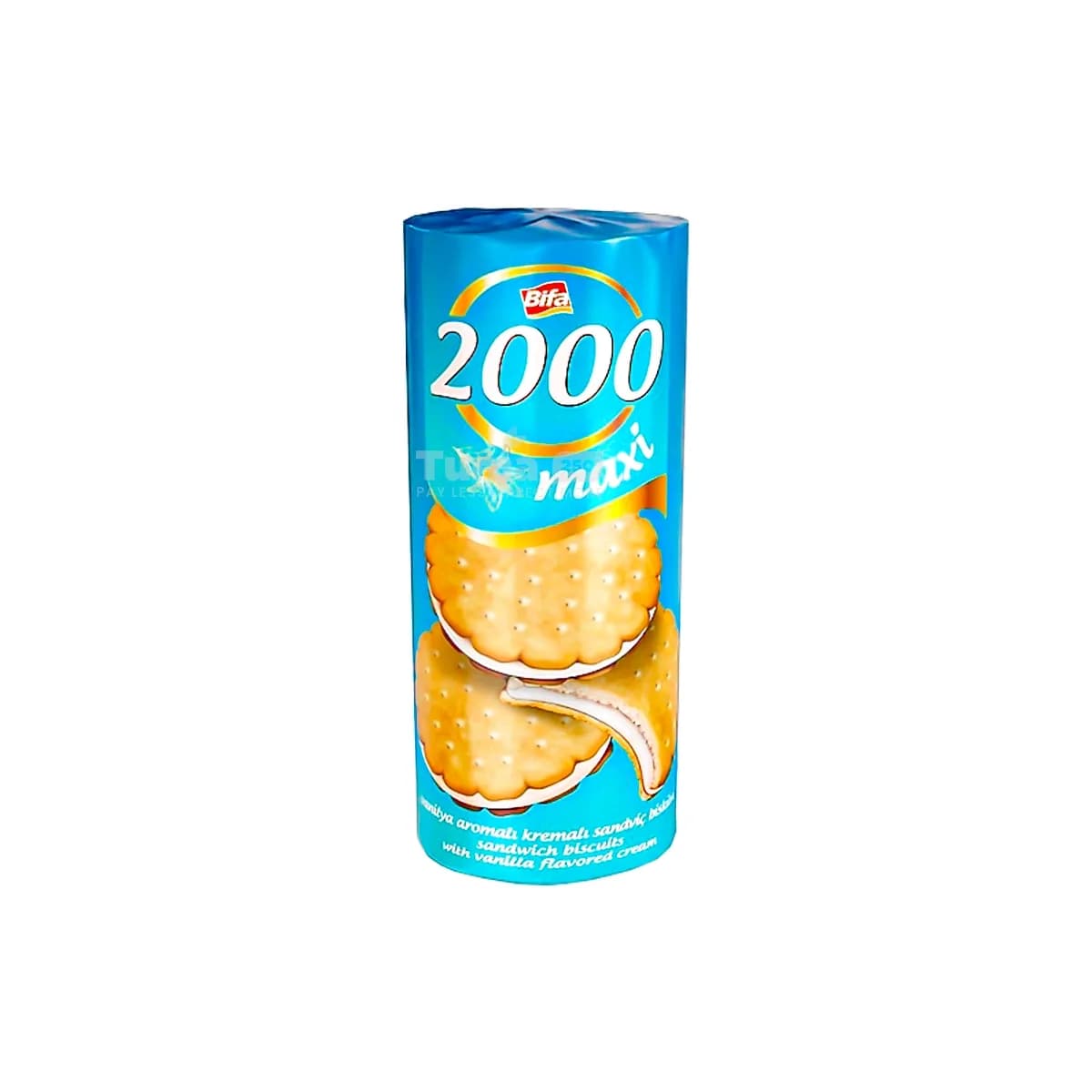 Bifa 2000 Maxi Sandwich Biscuits with Vanilla Flavored Cream 500g