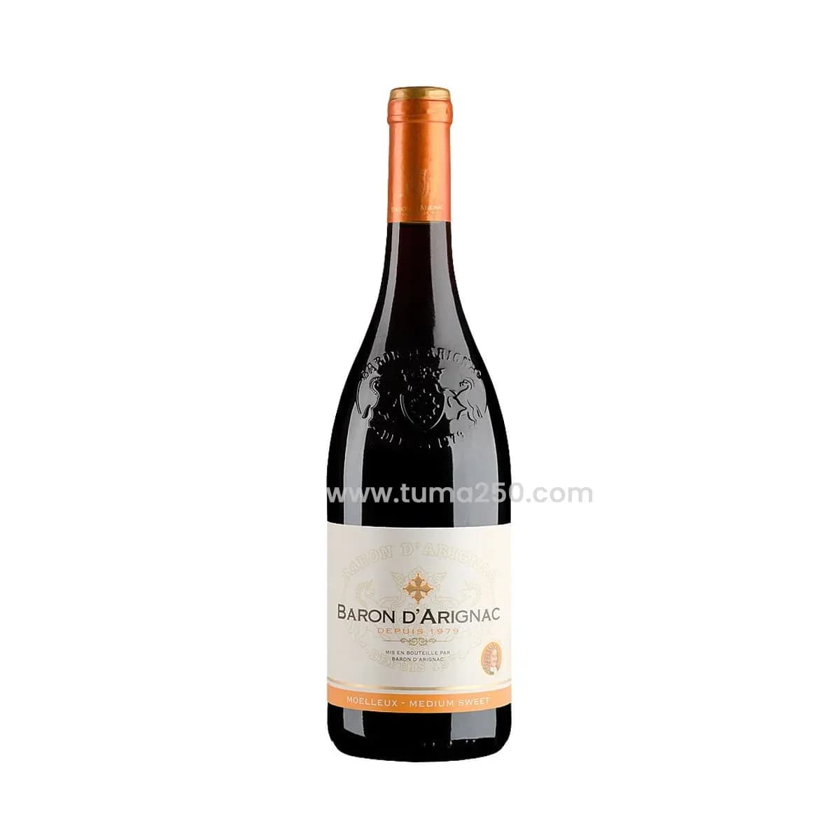 Baron d’Arignac Moelleux-Medium Sweet Red Wine(12%Alc.Vol) -75cl