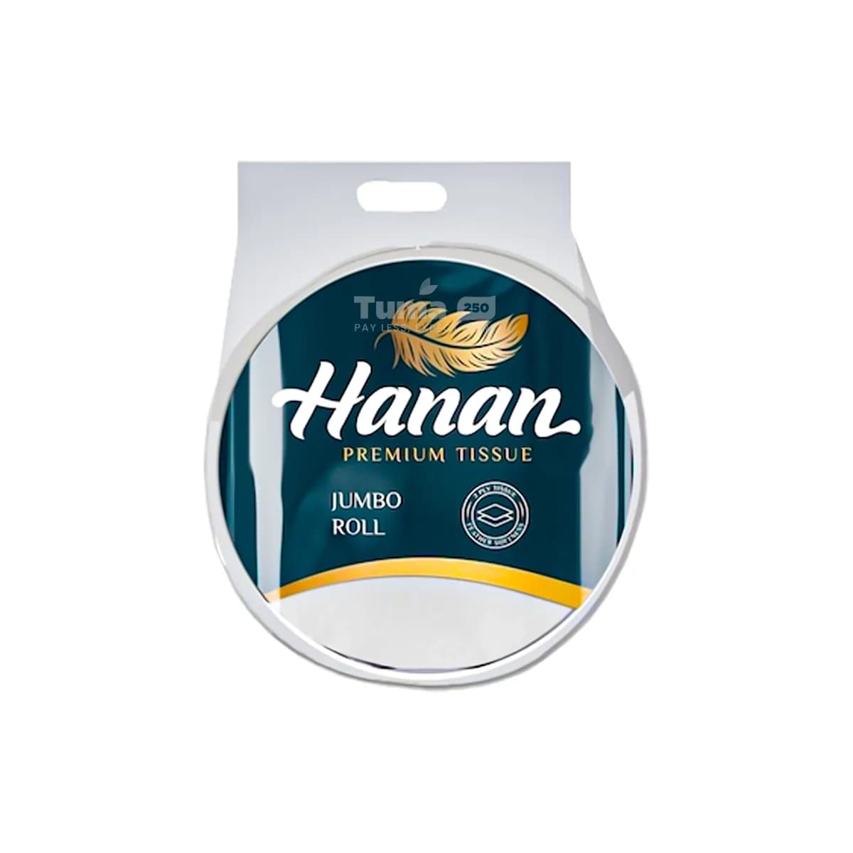 Hanan Premium Tissue Jumbo Roll 1ply 100x125mm