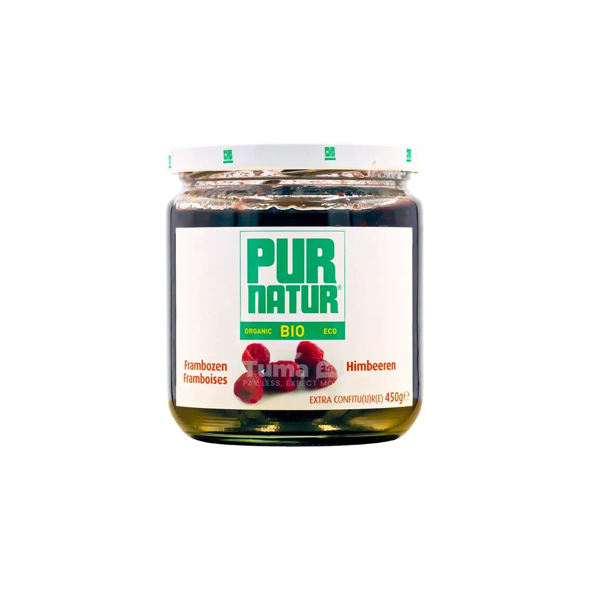 Pur Natur Organic Bio Framboises (Raspberry) Extra Comfuture/ Jam 450g