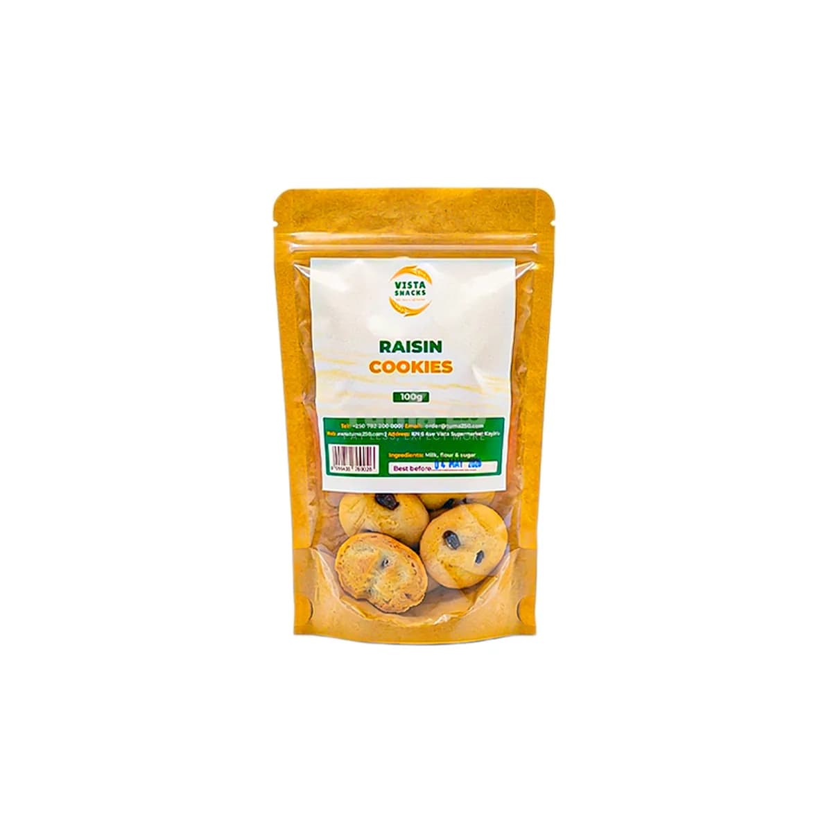 Vista Snacks Raisin Cookies 100g