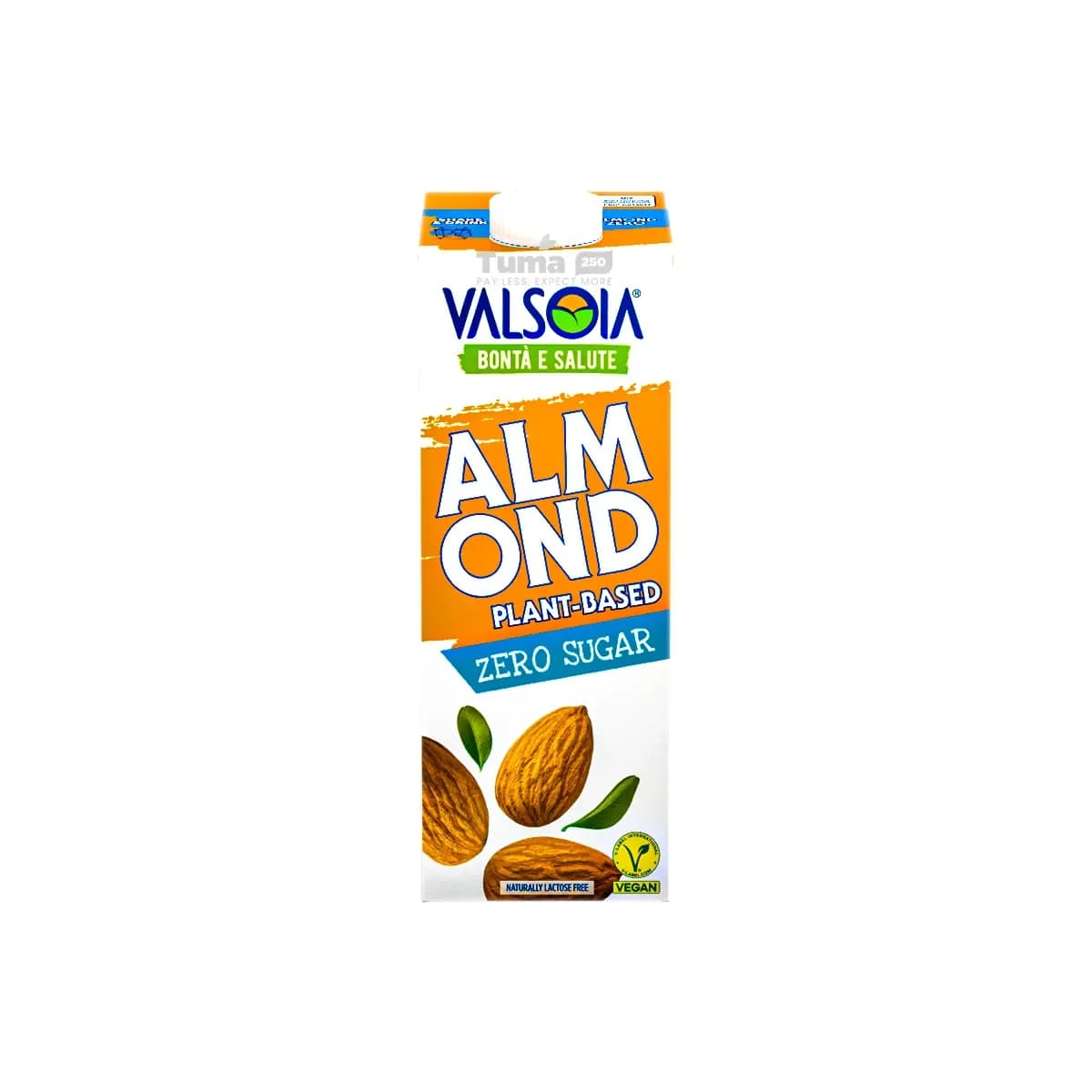 Valsoia Bontà e Salute Plant-Based Zero Sugar Almond Milk 1L