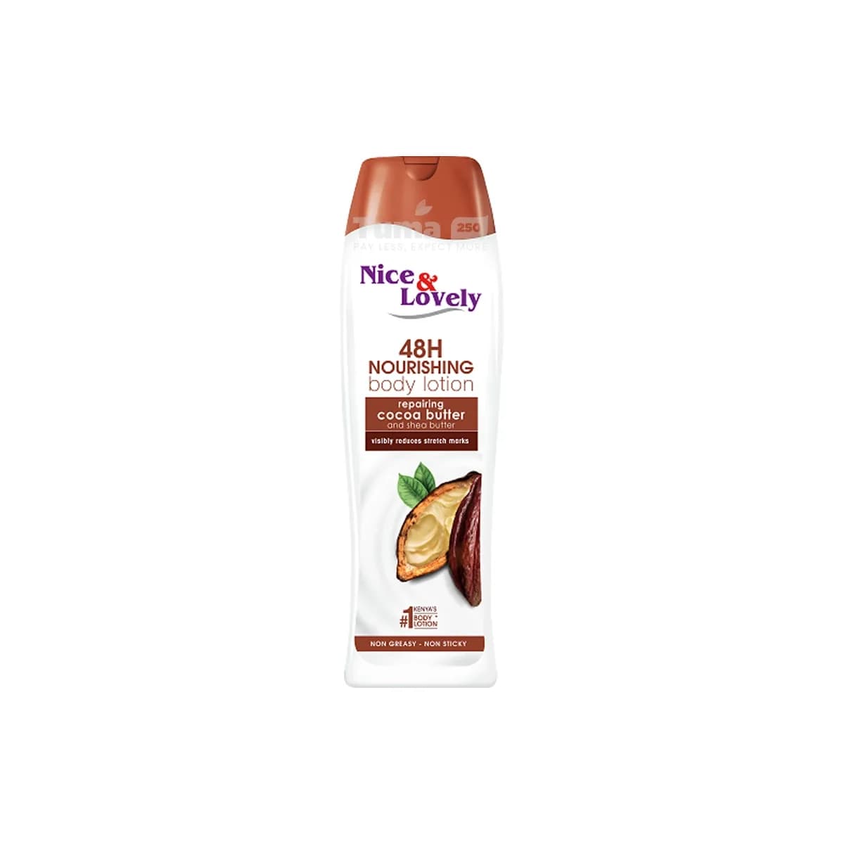 Nice & Lovely 48H Nourishing Body Lotion Repairing Cocoa Butter and Shea Butter