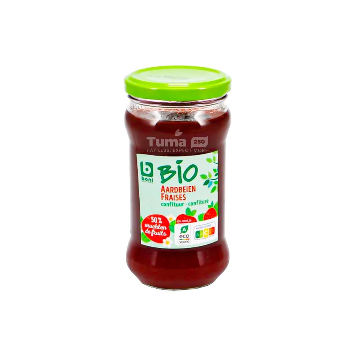 Boni Bio Strawberry Jam 50% Fruits 330g
