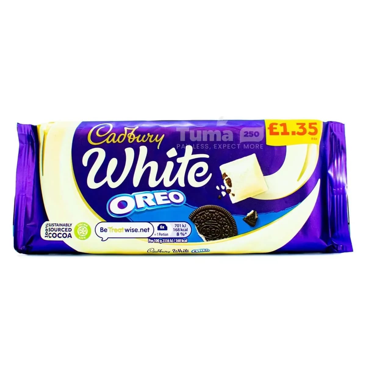 Cadbury White Oreo Chocolate 120g