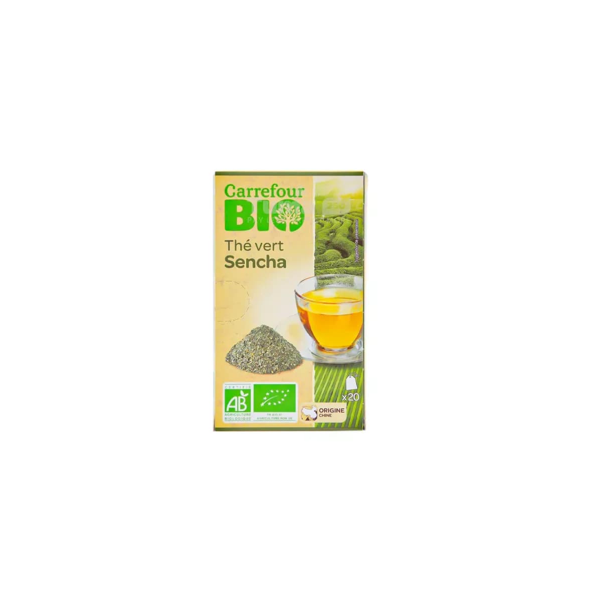 Carrefour Bio Sencha Green Tea 30g (20×1.5g)