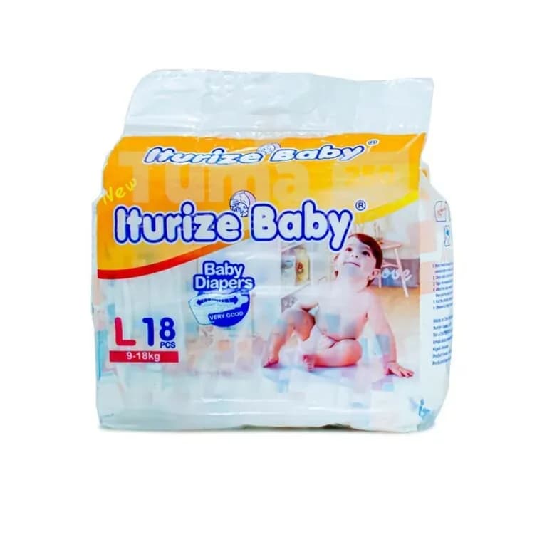 Iturize Baby Diapers Large (9-18kg) -18pcs
