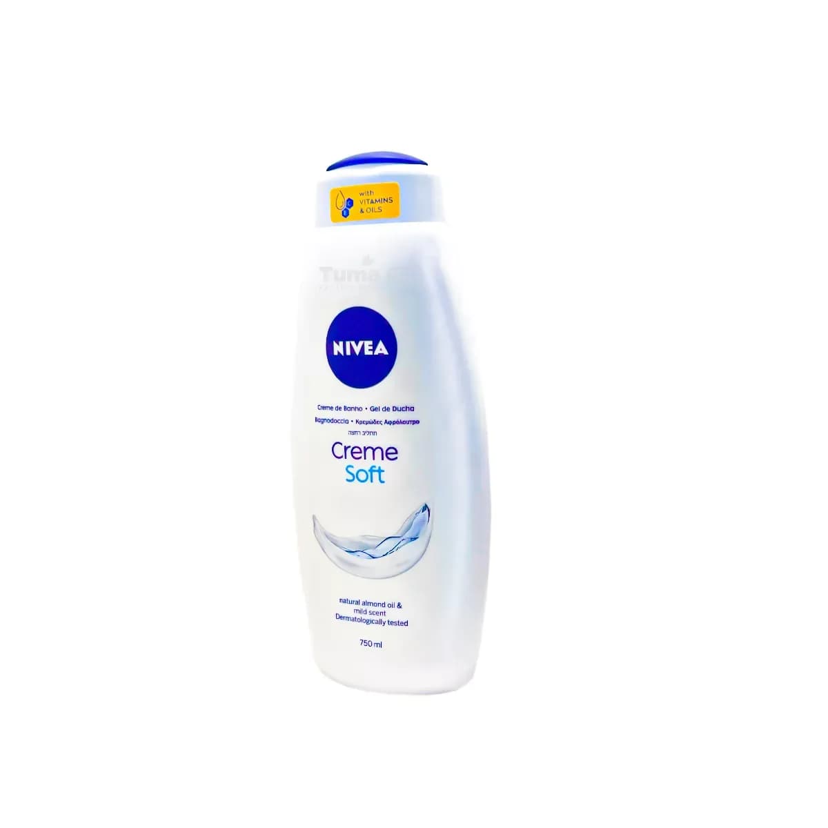 Nivea Creme Soft (Natural Almond Oil & Mild Scent) Soft Shower Gel 750ml