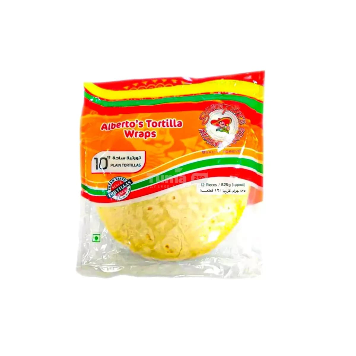 Alberto’s Tortilla Wraps 10 inches -412g(6pcs)