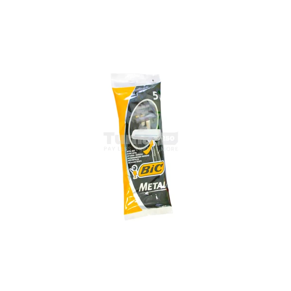 Bic Metal Men’s Disposable Shaving Razor -5pcs