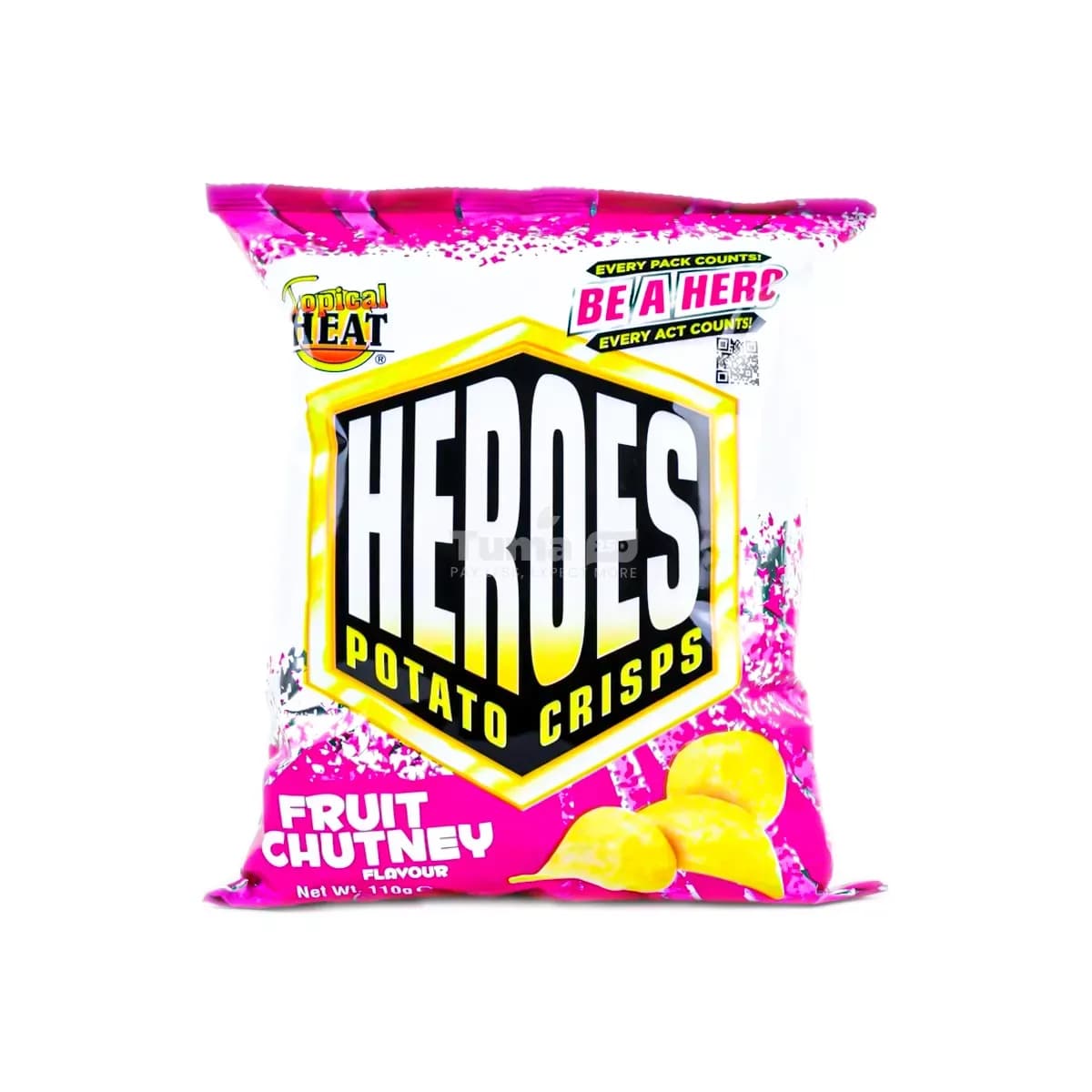 Tropical Heat Potato Crisps Fruit Chutney Flavour
