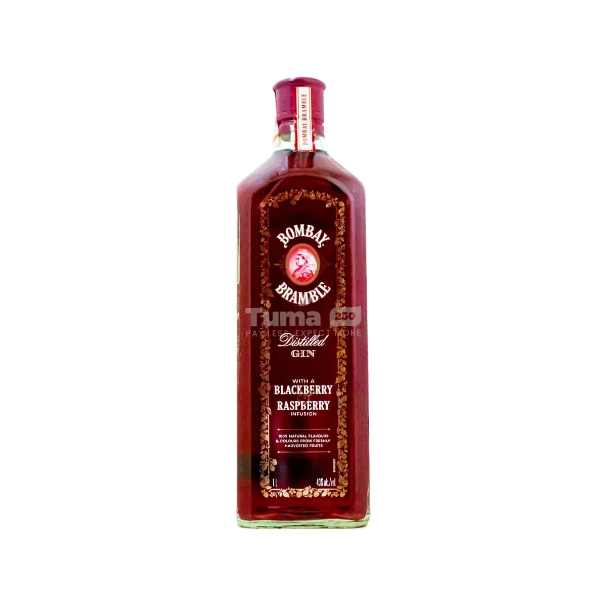 Bombay Bramble Distilled Gin with Blackberry & Raspberry 1L (43%vol)
