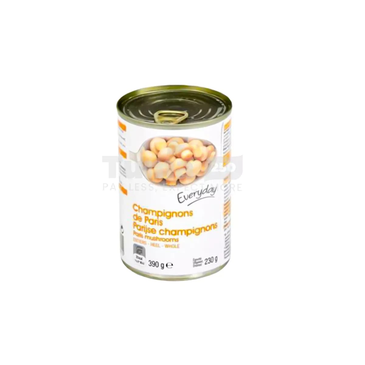Everyday Whole Paris Mushrooms ( Champignons de Paris) 390g