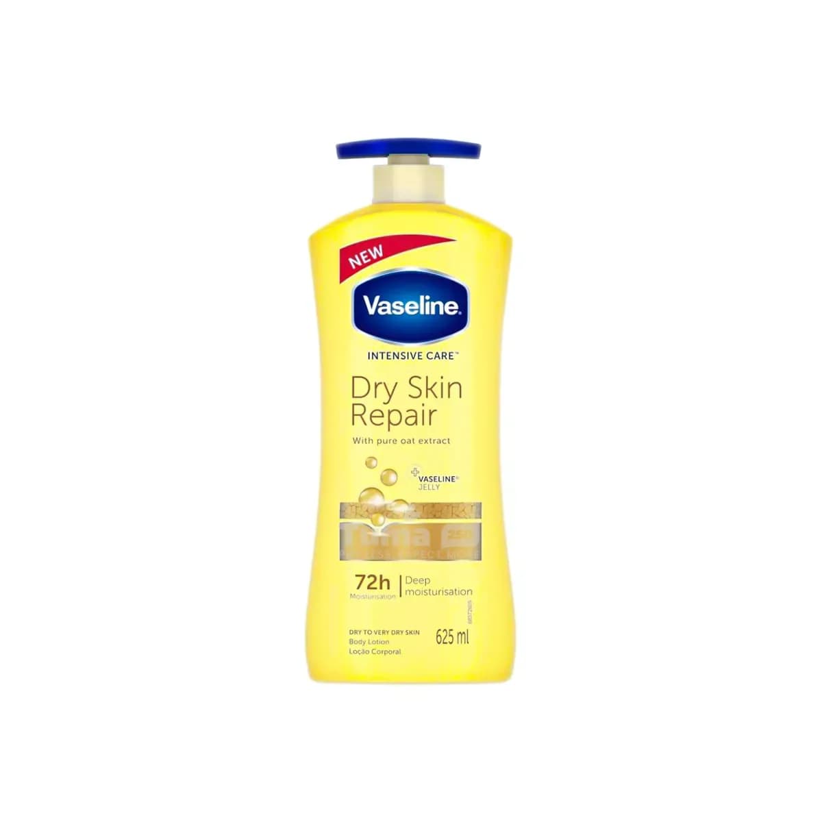 New Vaseline Intensive Care Dry Skin Repair With Pure Oat Extract 625ml