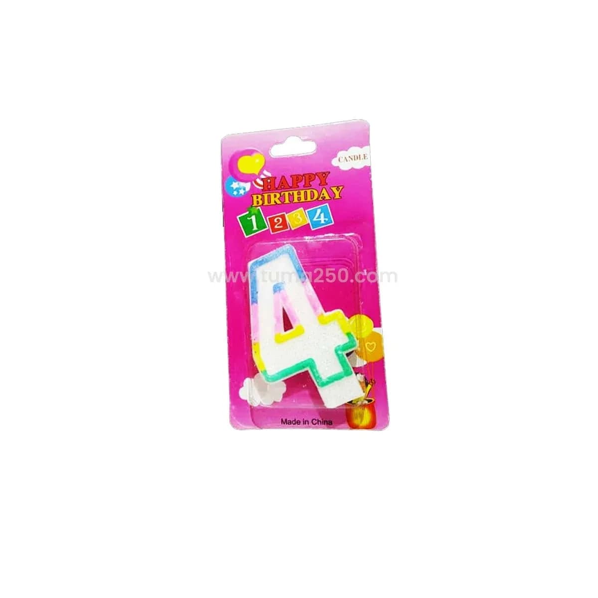 Numbers Birthday Candles