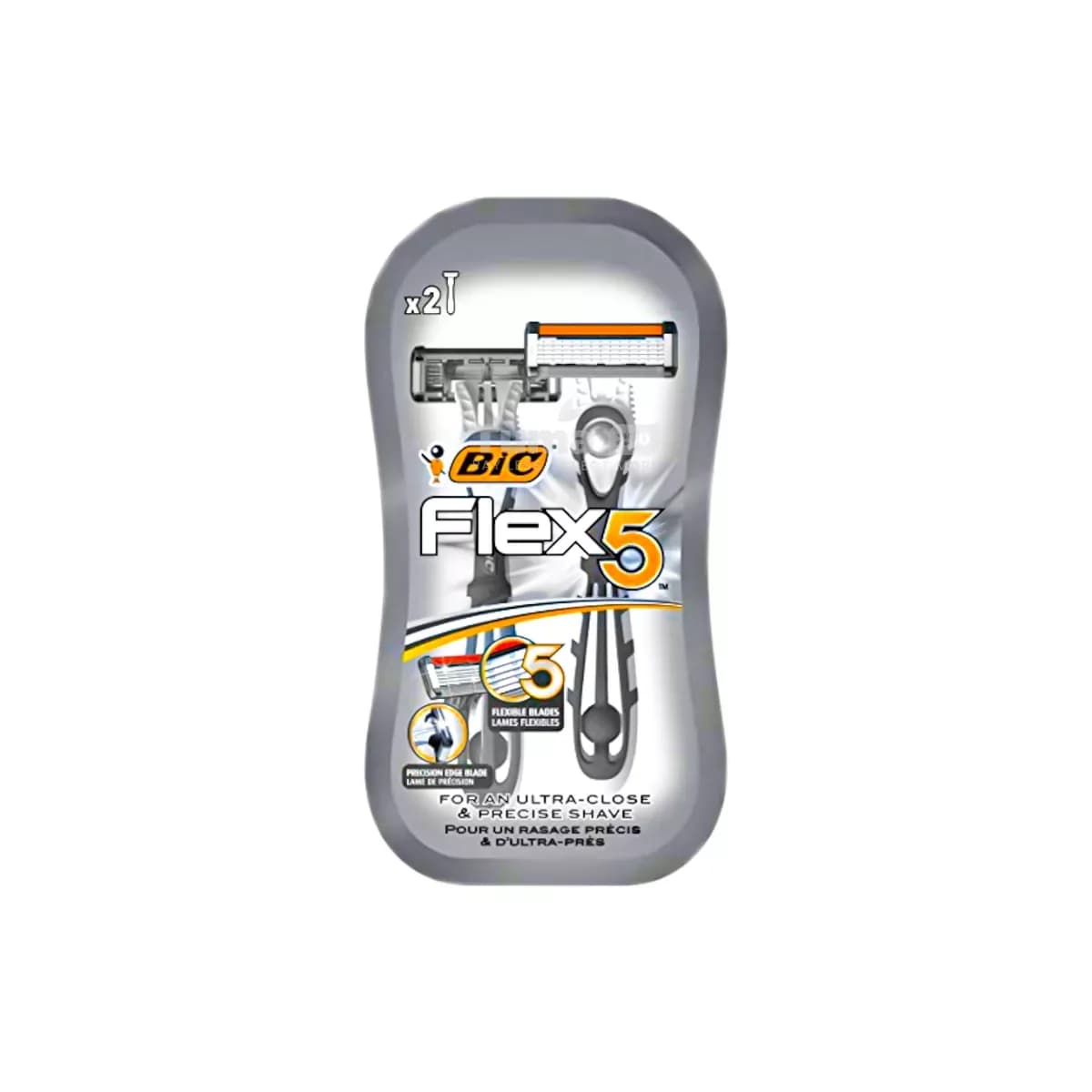 Bic Flex 5 Disposable Razors For Men (5 Blades) – 2Pcs