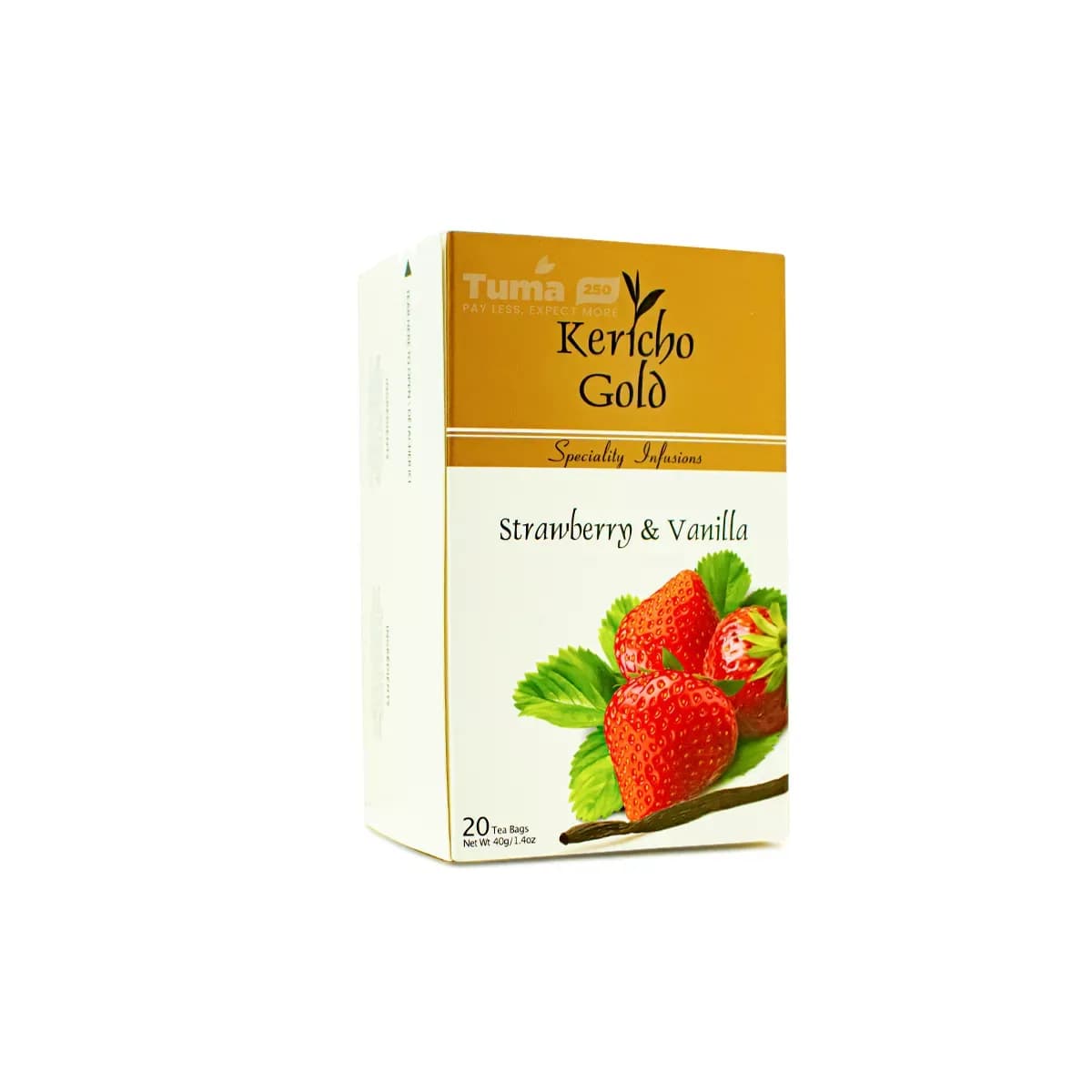 Kericho Gold Strawberry & Vanilla Tea(20pcs) -40g