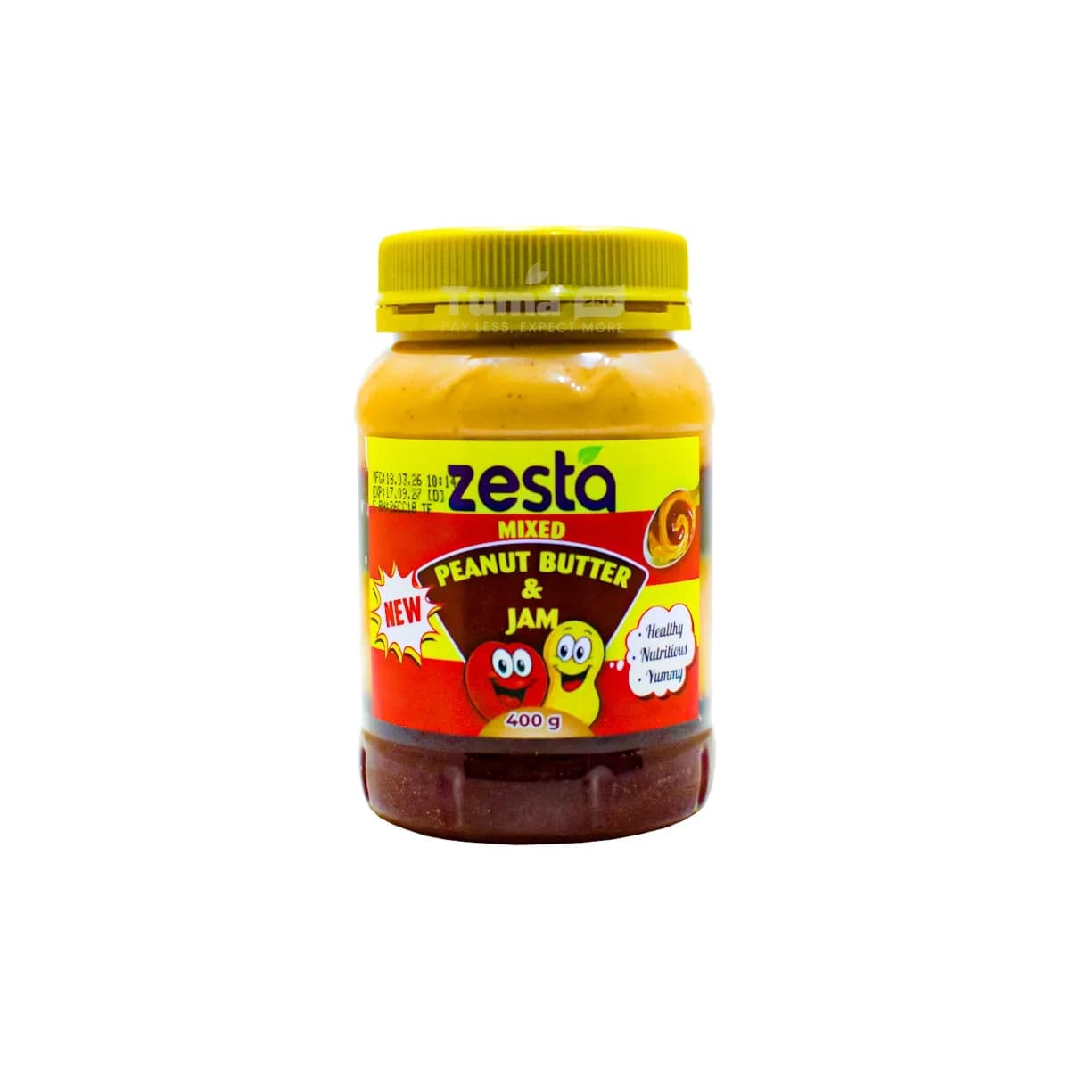 Zesta Mixed Peannut Butter & Jam 400g