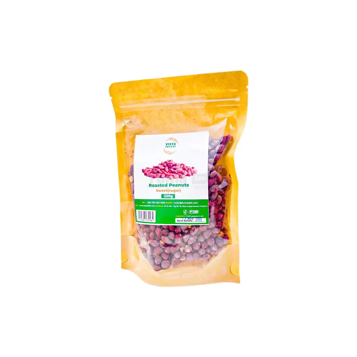 Vista Sweet (Sugar) Roasted Peanuts 220g