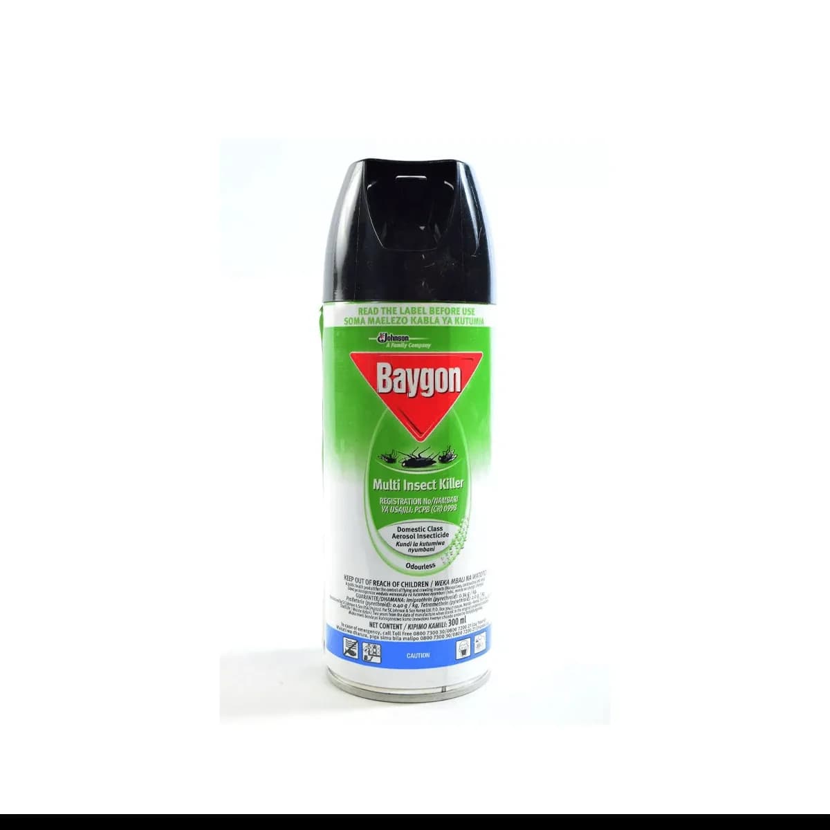 BAYGON Multi Insect Killer Aerosol (Odourless) 300ml