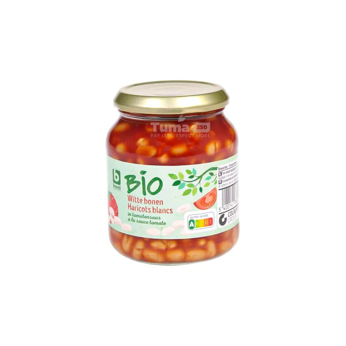 Boni Bio White Beans in Tomato Sauce 360g