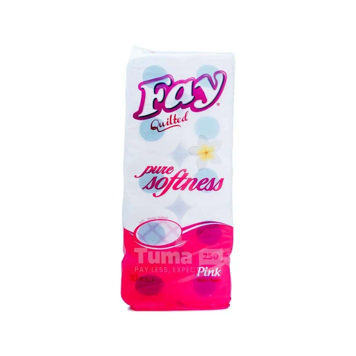 Fay Quilted Pink Soft Toilet Paper -10rolls