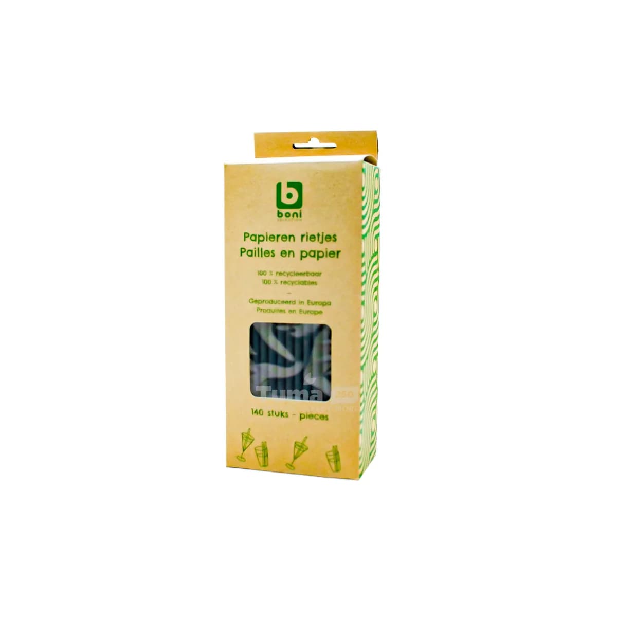 Boni Paper Straw 20cm 140pcs
