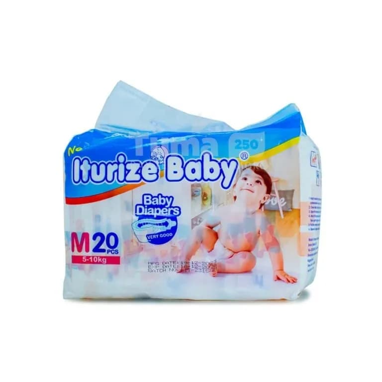 Iturize Baby Diapers Medium (5-10kg) -20pcs